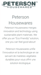 Mobile Screenshot of petersonhousewares.com